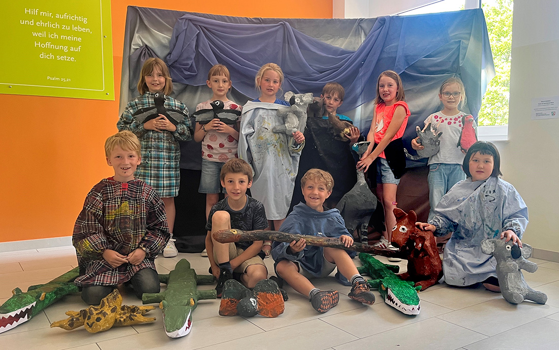 Aus Verpackungsmüll wird Kunst